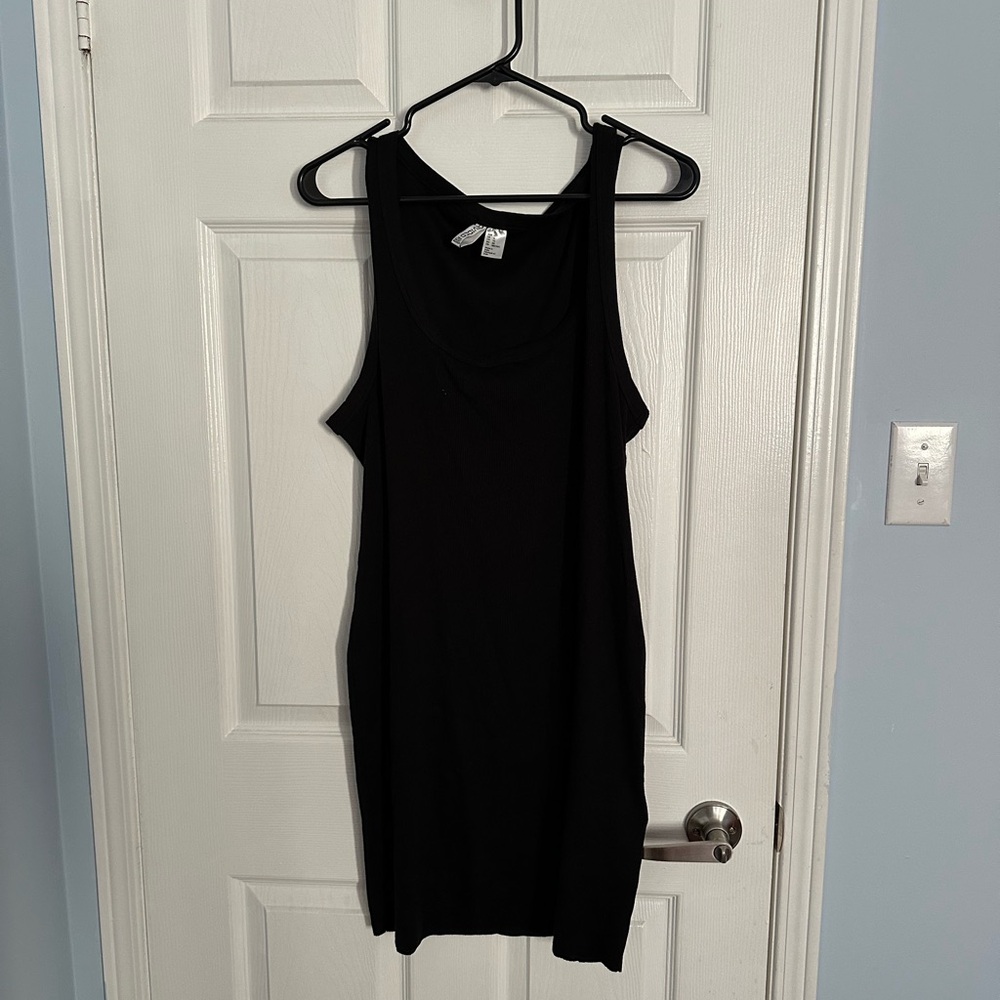 H&M jersey ribbed tank dress